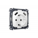 Комплект механизма электрической розетки USB A+A 18W Ambrella Volt Omega (OP1090, VM155) MO109010