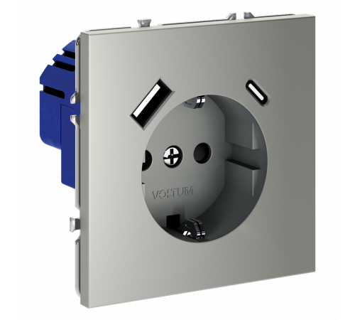 Розетка с USB, A+C Voltum S70 VLS040505 Розетка с USB, A+C Voltum S70 VLS040505