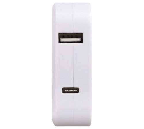 Разветвитель электрический Эра SPF-2-FL-USBC поворотный на 2 розетки + 2USB A+C 10А белый Б0069090