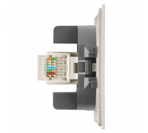 Розетка компьютерная 1-местная RJ-45 (механизм) Stekker Мия RST00-3117-08 50480
