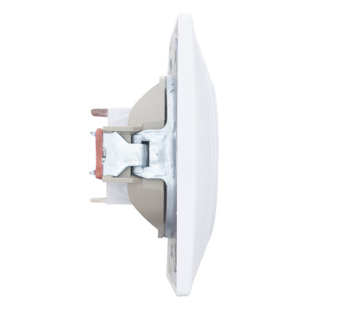 Розетка двойная компьютерная RJ45 скрытой установки IP20, белая 