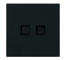 Розетка компьютерная 2-местная RJ-45 (механизм) Stekker Мия RST00-3111-05 50451