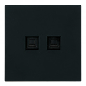 Розетка компьютерная 2-местная RJ-45 (механизм) Stekker Мия RST00-3111-05 50451