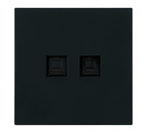 Розетка компьютерная 2-местная RJ-45 (механизм) Stekker Мия RST00-3111-05 50451