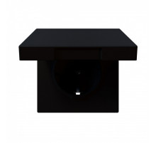 Розетка SCHUKO с крышкой и защитными шторками 16A 250V 2P+T (soft touch) Jasmart FD5505PBM