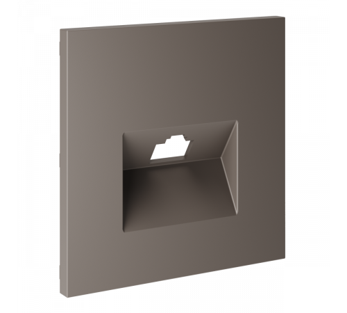 Накладка для розетки компьютерной RJ45 кат.6 Voltum S70 (капучино) VLS001314