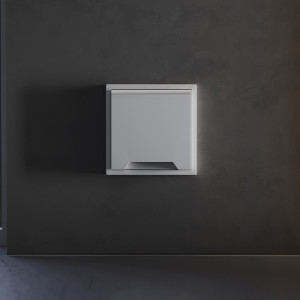 Накладка для розетки с заземлением, защитными шторками и крышкой Voltum S70 (серый) VLS000816