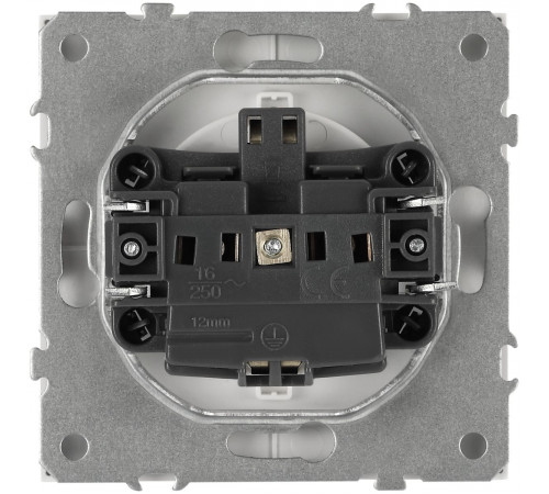 Розетка ЭРА Galaxy 15-2101-01 c заземлением 2P+E Schuko 16А-250В IP20 белый Б0070620