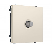 Комплект механизма TV розетки SAT SIGMA Бежевый матовый 5-2400MHz 3.5dB QUANT PRO Ambrella Volt MS333050 (SP3330, PR215)