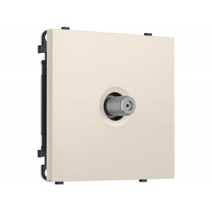Комплект механизма TV розетки SAT SIGMA Бежевый матовый 5-2400MHz 3.5dB QUANT PRO Ambrella Volt MS333050 (SP3330, PR215)