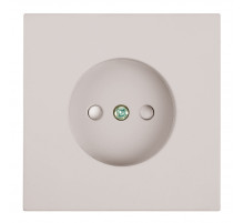 Розетка 1-местная с защитной шторкой (механизм) Stekker б/з Мия 250В 16А RST16-3109-08 пудровый жемчуг 50483