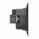Розетка HDMI 2.0 Type A Stekker Мия RST00-3118-05 черный бархат 50828
