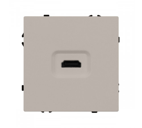 Механизм HDMI розетки Arlight SCT-NOBE-MHD1-SFPL-CA (Кашемир) 061842