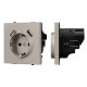 Розетка зк со шторками с USB тип А+А софт-тач кашемир Arlight SCT-MUAA-SFPL-CA (250V, 16A) 059442(1)
