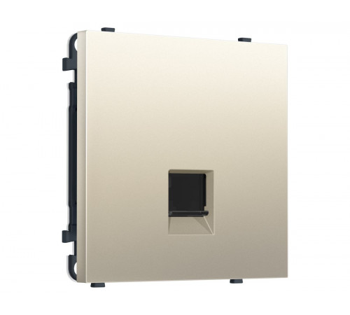 Комплект механизма компьютерной розетки SIGMA Шёлк RJ-45 Ambrella Volt MS552010 (SP5520, PR188)