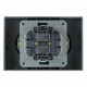 Розетка 2-местная СЗК Stekker 250В 16А Эмили RST16-5114-10ZK 50244