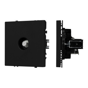 Розетка спутник софт-тач черный оникс Arlight SCT-MST1-SFPL-BK (SAT) 054297(1)