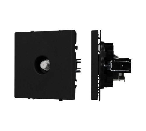 Розетка спутник софт-тач черный оникс Arlight SCT-MST1-SFPL-BK (SAT) 054297(1)