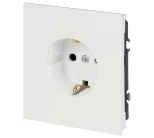 Розетка Эра Arktik 16-2102-08 с заземлением 2P+E Schuko со шторками 16А-250В белый матовый Б0070431