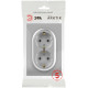 Розетка Эра Arktik 16-2104-03 двойная с заземлением 2X2P+E Schuko 16А-250В алюминий Б0070446
