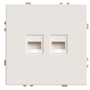 Розетка компьютерная 2-местная RJ-45 (механизм) Stekker Эмили RST00-5111-08 кашемир soft touch 49900