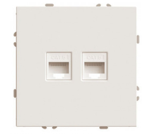 Розетка компьютерная 2-местная RJ-45 (механизм) Stekker Эмили RST00-5111-08 кашемир soft touch 49900 Розетка компьютерная 2-местная RJ-45 (механизм) Stekker Эмили RST00-5111-08 кашемир soft touch 49900
