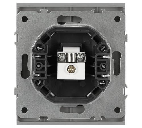 Розетка Эра Arktik 16-3101-03 TV одиночная алюминий Б0070466