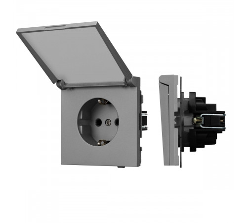 Механизм розетки влагозащищённый Arlight SCT-TENDO-MCP-PL-GR (230V, 16A) 054092
