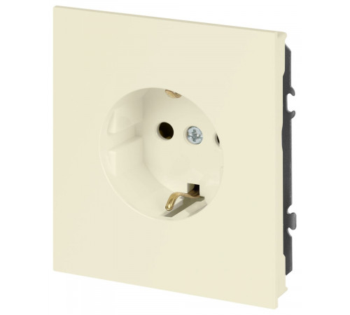 Розетка Эра Arktik 16-2101-02 с заземлением 2P+E Schuko 16А-250В слоновая кость Б0070415