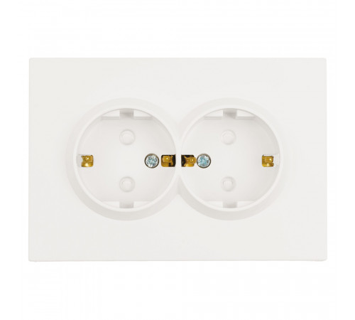 Розетка 2-местная СЗК Stekker 250В 16А Эмили RST16-5114-01ZK 50236