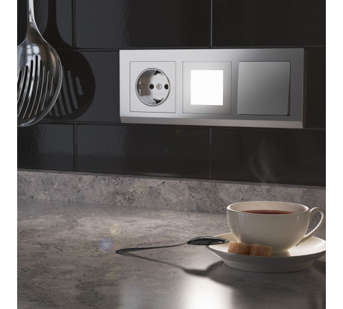 Розетка с заземлением и шторками Werkel W1171106 4690389157721 a050891