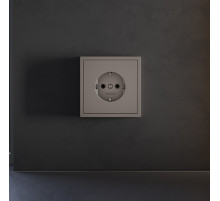 Накладка для розетки с заземлением Voltum S70 (капучино) VLS000614