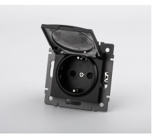 Механизм розетки влагозащищённый Arlight SCT-MCP-PL-BK-V (250V, 16A) 049835