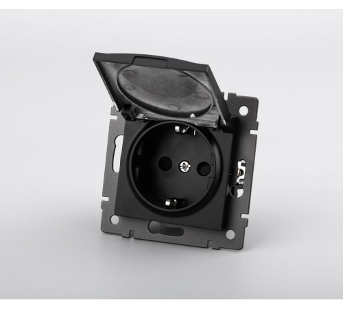 Механизм розетки влагозащищённый Arlight SCT-MCP-PL-BK-V (250V, 16A) 049835 Механизм розетки влагозащищённый Arlight SCT-MCP-PL-BK-V (250V, 16A) 049835
