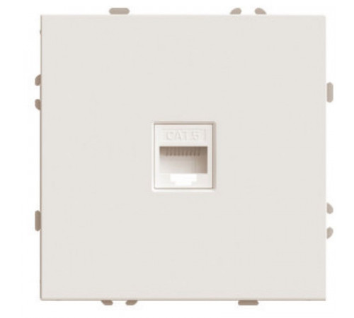 Розетка компьютерная 1-местная RJ-45 (механизм) RST00-5117-08 кашемир soft touch Розетка компьютерная 1-местная RJ-45 (механизм) RST00-5117-08 кашемир soft touch