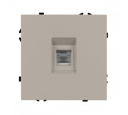 Розетка компьютерная софт-тач кашемир Arlight SCT-MPC1-SFPL-CA (RJ-45, CAT6) 059438(1)