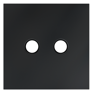 Накладка для розетки телевизионной оконечной TV+SAT Voltum S70 (графит) VLS001607