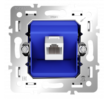 Механизм розетки компьютерной RJ45 кат.6 Voltum S70 VLS0601M