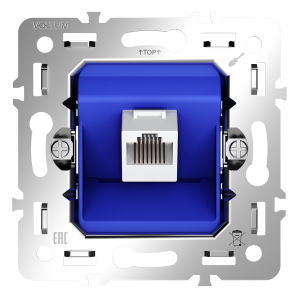 Механизм розетки компьютерной RJ45 кат.6 Voltum S70 VLS0601M