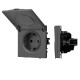 Розетка зк со шторками и крышкой софт-тач серый базальт Arlight SCT-MCP-SFPL-GR (250V, 16A) 054283(1)