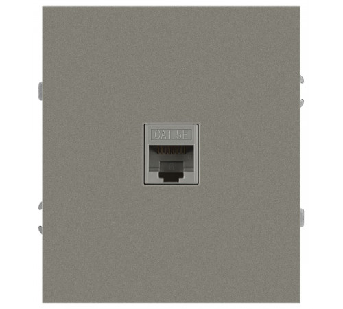 Розетка Эра Arktik 16-3107-07 информационная RJ45 титан Б0070480