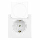 Розетка 1-местная Stekker 250В 16А Мия RST16-3112-01 50441