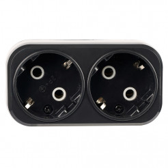 Разветвитель сетевой 2-местный Stekker 250V 16A ABS ADP16-22-20 50680