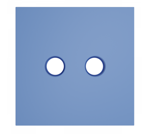 Накладка для розетки телевизионной оконечной TV+SAT Voltum S70 (деним) VLS001615