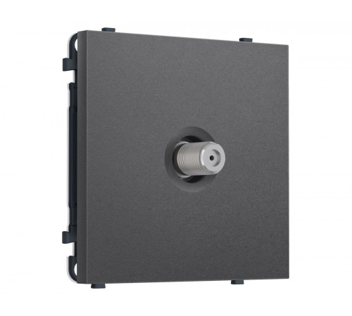 Комплект механизма TV розетки SAT SIGMA Антрацит серый 5-2400MHz 3.5dB QUANT PRO Ambrella Volt MS663050 (SP6630, PR215)