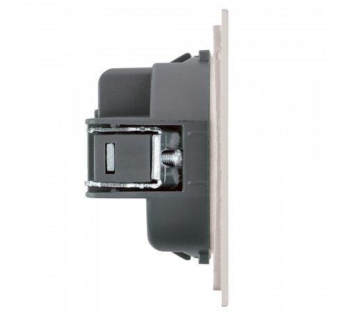 Розетка 1-местная с защитной шторкой (механизм) Stekker б/з Мия 250В 16А RST16-3109-08 пудровый жемчуг 50483