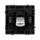 Розетка компьютерная софт-тач серый базальт Arlight SCT-MPC1-SFPL-GR (RJ-45, CAT6) 054307(1)