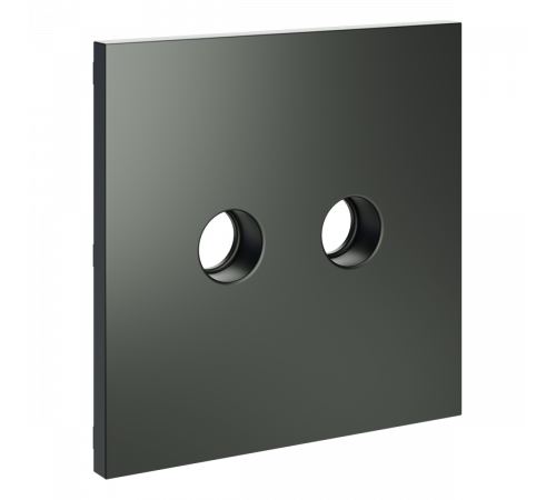 Накладка для розетки телевизионной оконечной TV+SAT Voltum S70 (титан) VLS001606