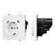 Розетка зк со шторками с USB тип C+С софт-тач белый кварц Arlight SCT-MUCC-SFPL-WH (250V, 16A) 061818(1)