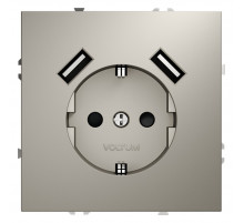 Розетка с USB, А+А Voltum S70 VLS040403